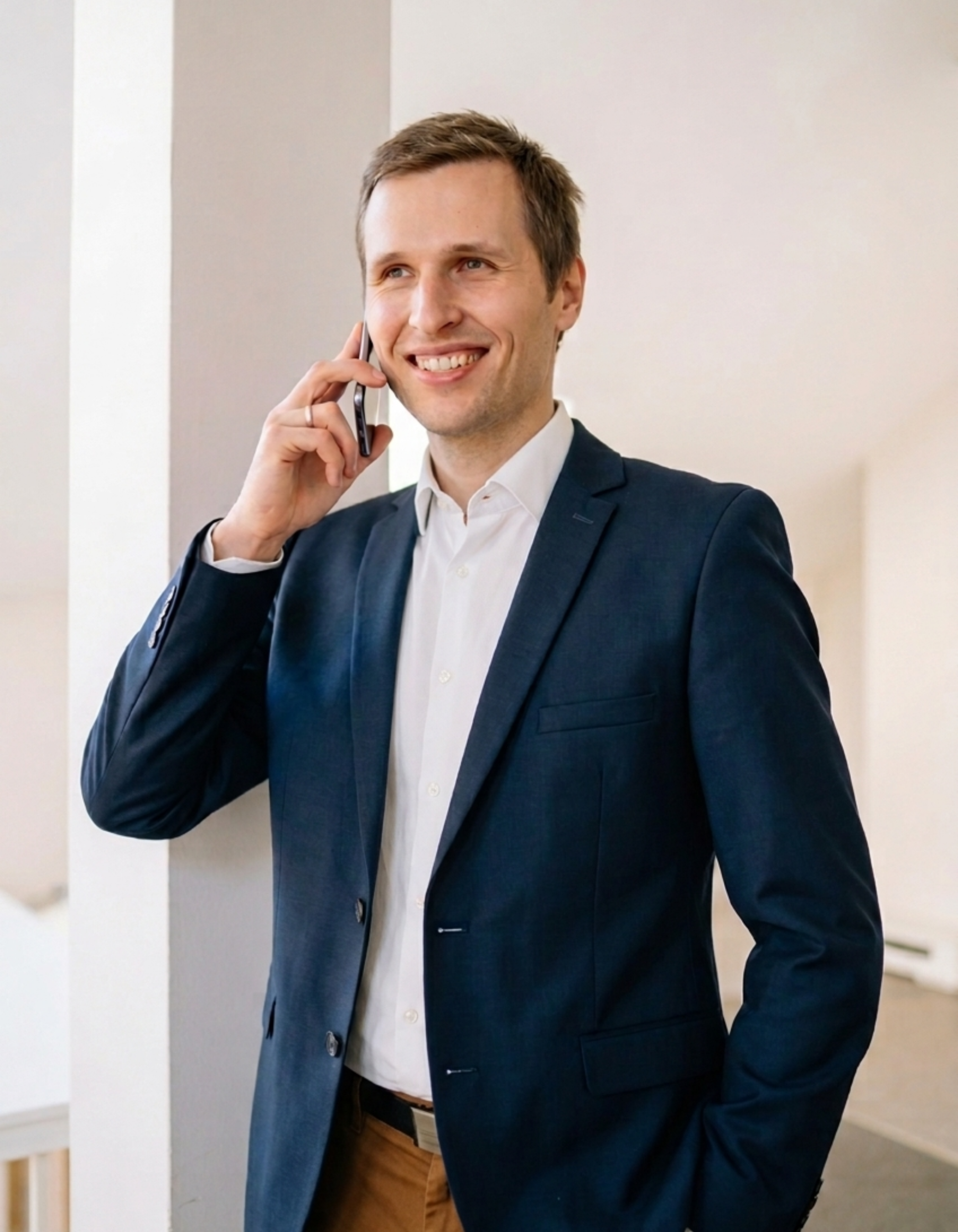 Ing. Daniel Jiříček volá s klienty
